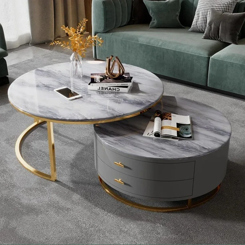 

Дизайнерский стол, складной кофейный Mesas, китайская мебель, мрамор, современная роскошная скандинавская мебель для хранения, эстетичная боковая мебель для гостиной