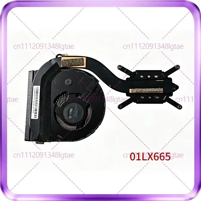 for Lenovo Thinkpad X280 Cooling Fan Heatsink Assembly 01LX666 01LX665 Replacement CPU Cooler Module Efficient Heat