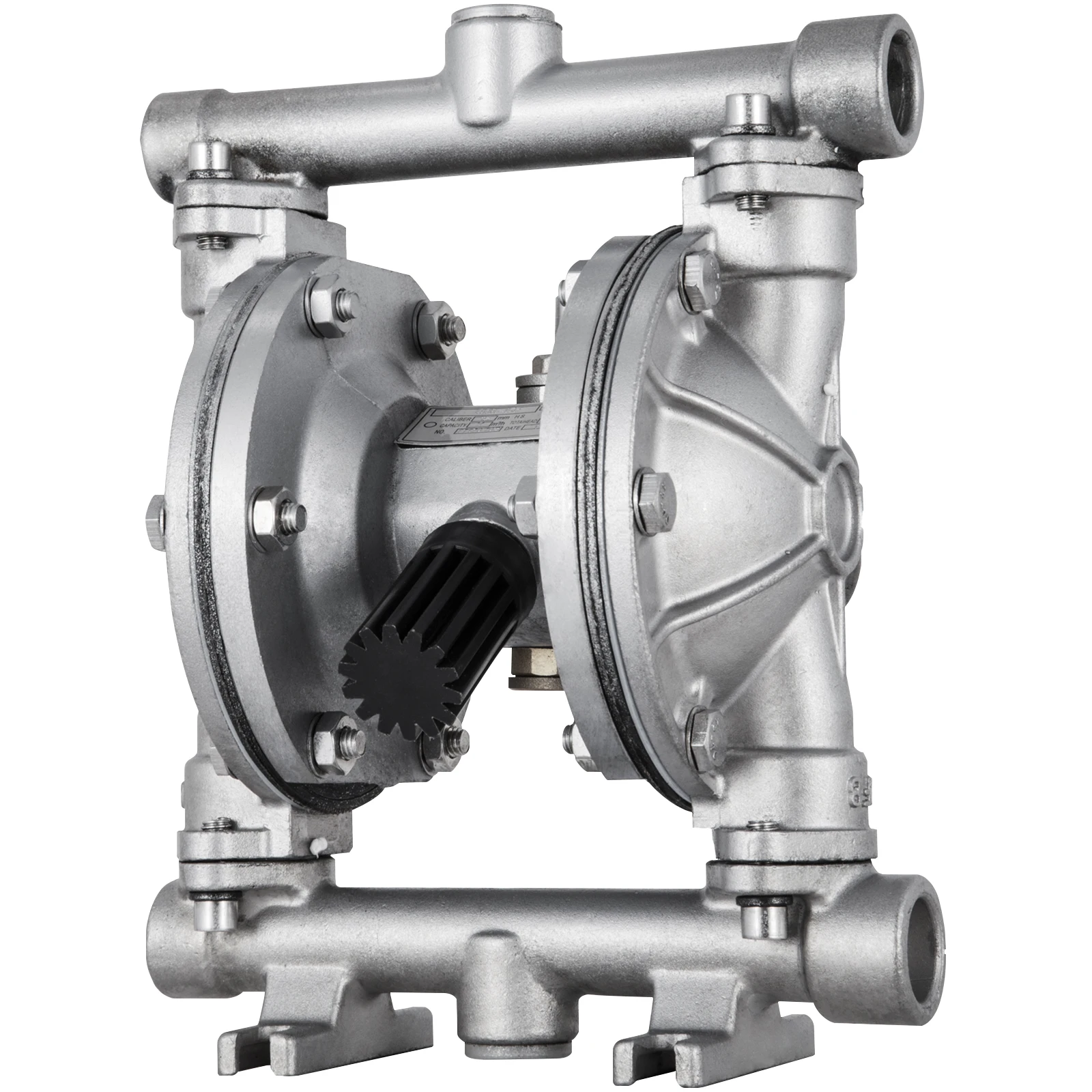 

VEVOR Air-Operated Double Diaphragm Pump Stainless Steel Body PTFE Diaphragm Pneumatic Transfer Pump for Petroleum Diesel Oil