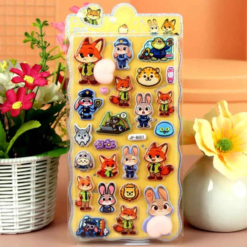 

Disney Zootopia Judy Hopps Nick Wilde Soft Pinched Happy Buttocks Sticker Squeezable Stress-Relieving Toy Phone Case Decor Toy