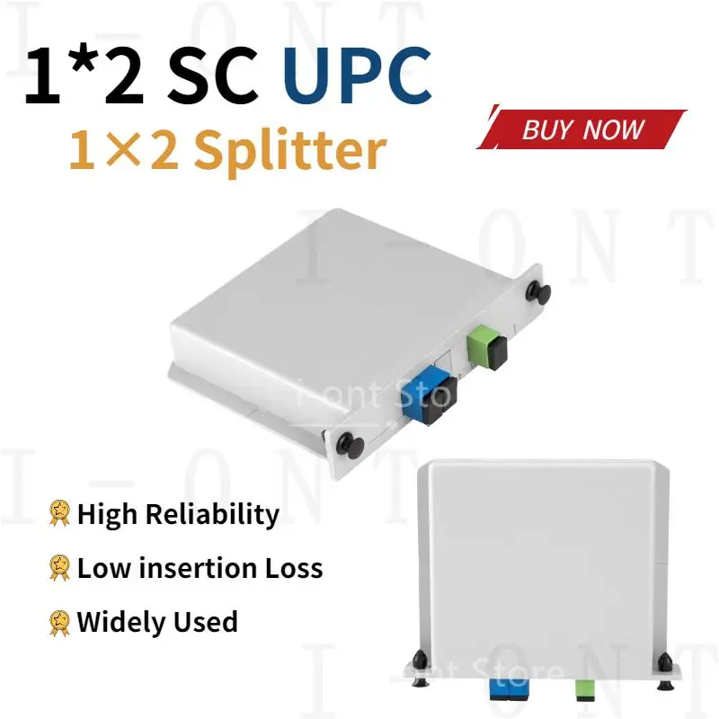 

Free Shipping 1x2 SC/UPC splitter Cassette Insertion Type Fiber Optic Splitter PLC 1X2 splitter Fiber Optical Box FTTH