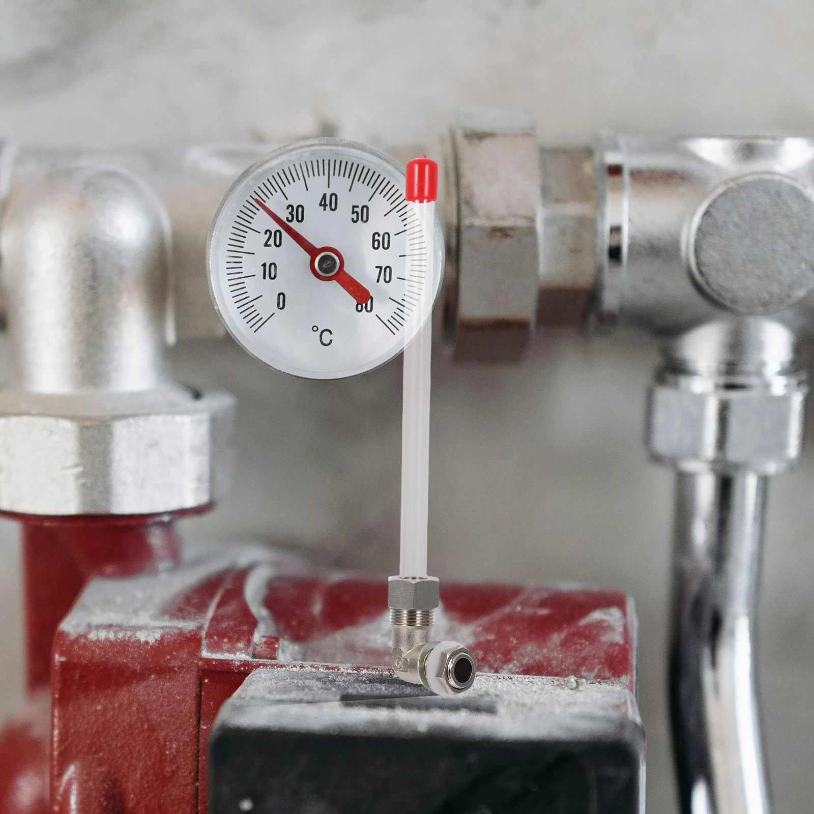 

Water Gauge For Boiler Transparent Acrylic Tank Level Indicator High Temp Resistant Liquid Level Meter For Heater