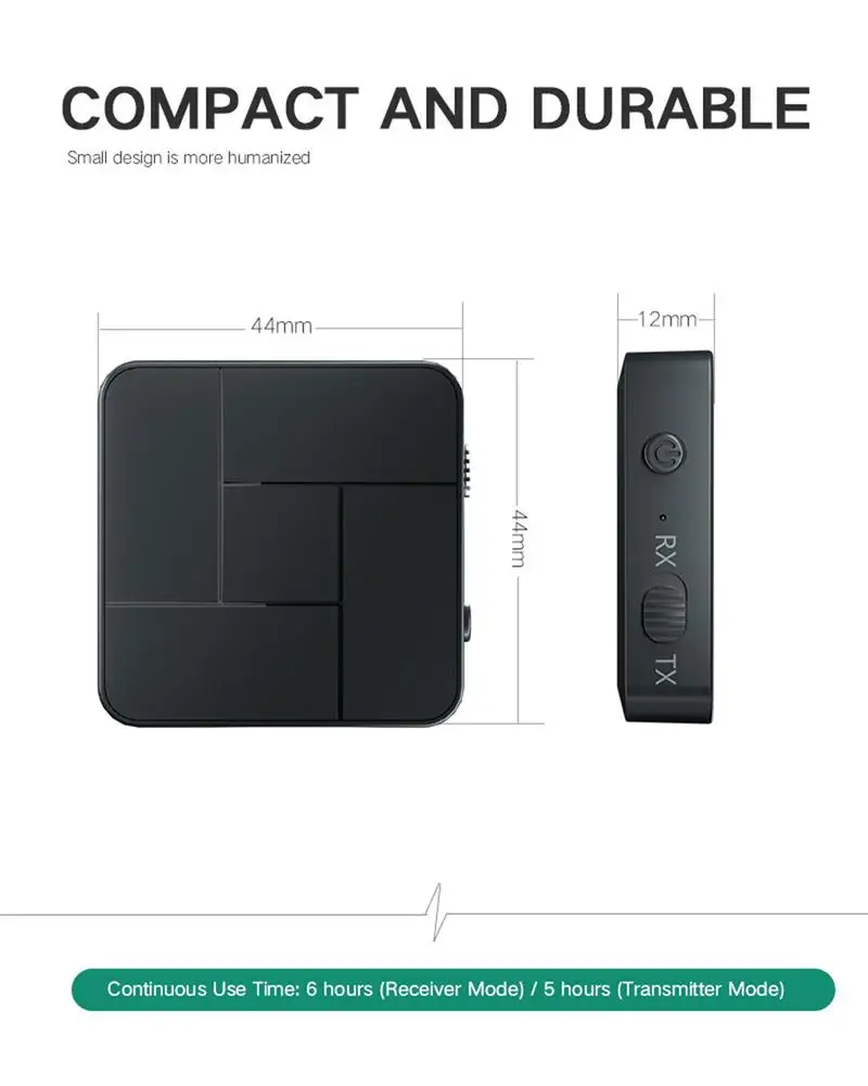 Wireless transmitter audio Bluetooth 5,0 KN326 kn321 Adapter Audio empfänger für Tv Computer Projektion Kopfhörer Verstärker Lautsprecher