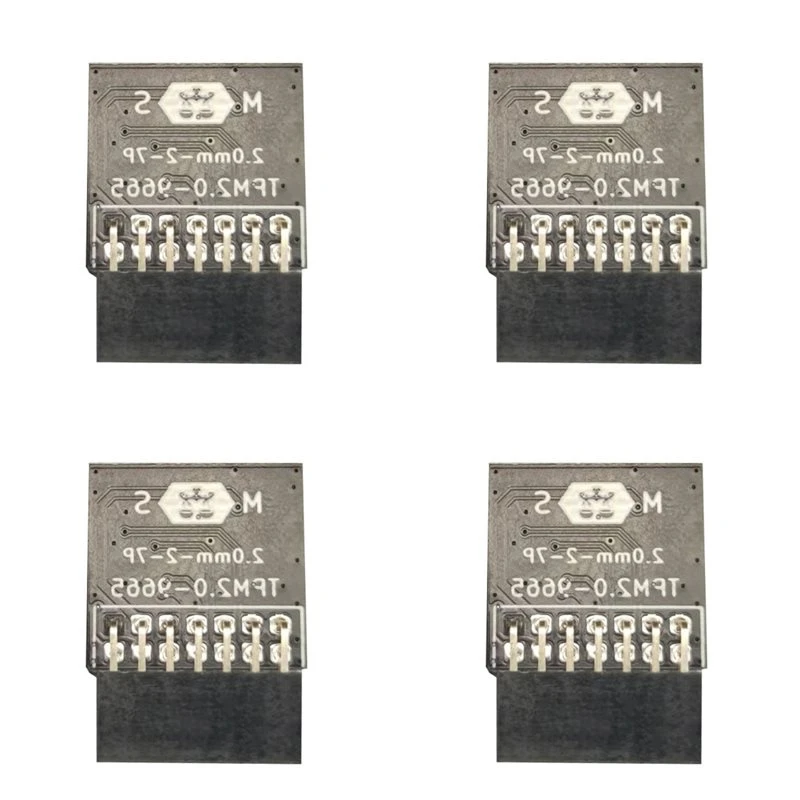 AB25-4X LPC TPM 2.0 Encryption Security Module Remote Card 14Pin TPM2.0 Module Board For MSI Windows 11