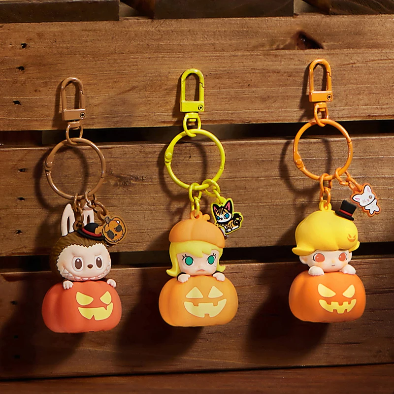 POP MART Happy Halloween Party Series - Luminous Pumpkin Pendant Molly Labubu Dimoo