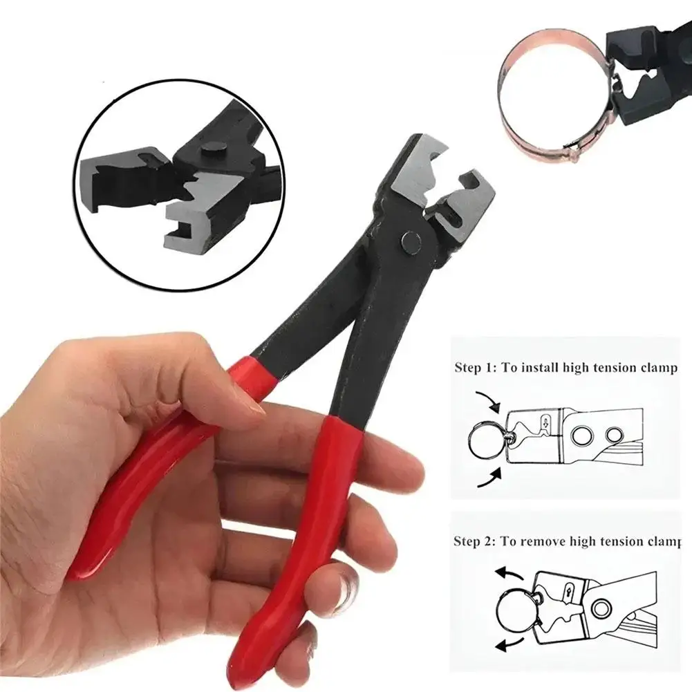 Auto Car Water Oil Pipe Hose Flat Band Clamp Plier Tool Ate Машины Vehicle Для Repair Outillage Инструменты Автоинструменты S4I4