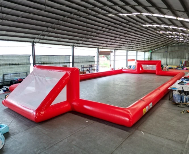 Popular Inflatable Football Pitch Airtight Portable 3V3 Futsal Near Me Soccer Pitch Football Tournament Fields for Streetpromote