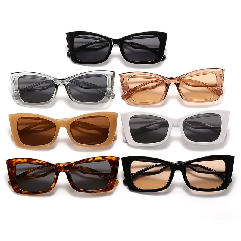 

Cat Eye Fashion Sunglasses Woman Vintage Brand Designer Glasses Sun Glasses For women sexy female Shades Eyewear UV400