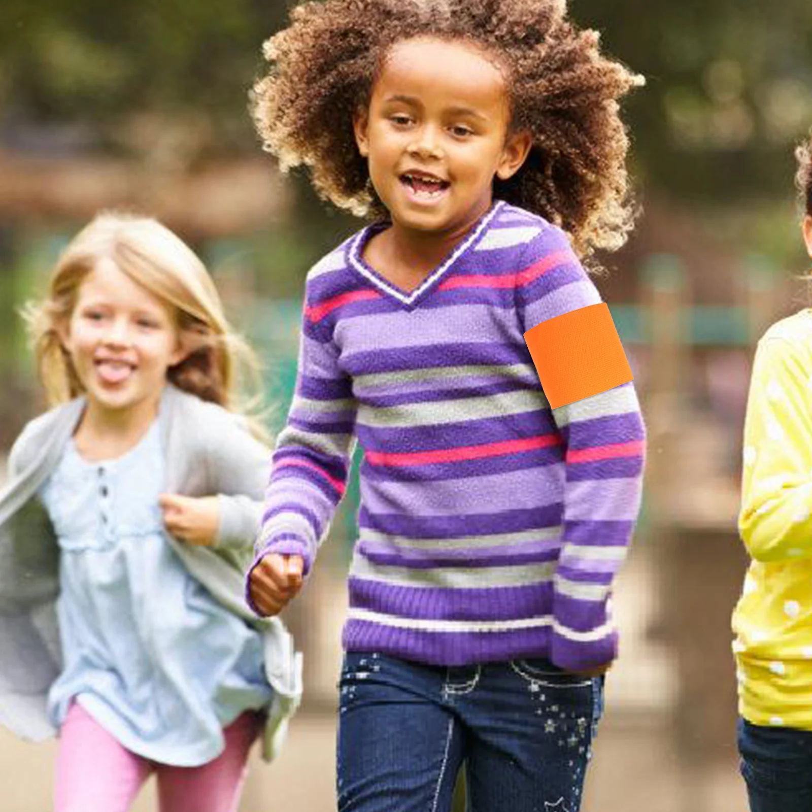 

5Pcs Anti-Slip Captain Armbands Adjustable Kids Armbands for Soccer Football Supplies Soccer Captain Armband