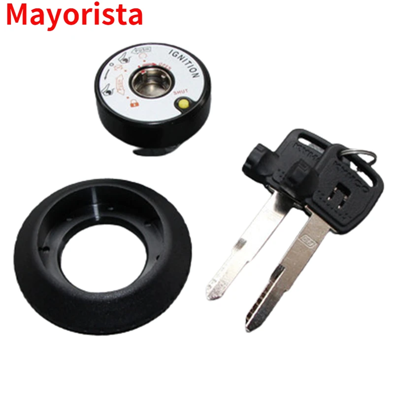 Motorcycle Magnet Lock Cover Anti Theft Key Blank for Kymco Ct250 300 Abs Jinli, Fengli, Dynamic, Curve, Magnet lock