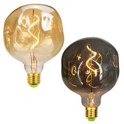 TIANFAN Vintage Led Bulb G125 Special Shaped Big Stone 4W Dimmable 110V 220V E26 E27 Decorative Edison Bulb