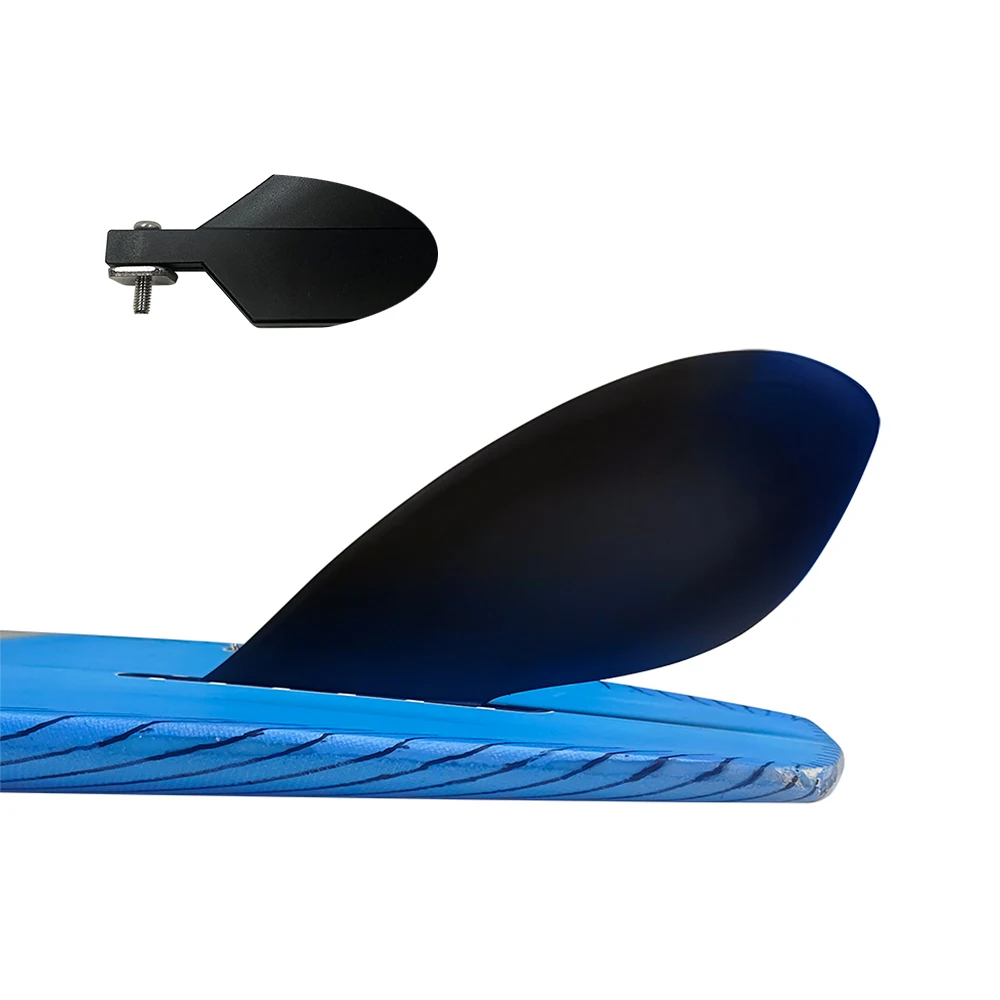 

7 Length Sup Board Plastic Fin Nylon Quilha Paddle Board Longboard 1pc Black Single Central Surfboard Fin Stand Up Paddle Sport