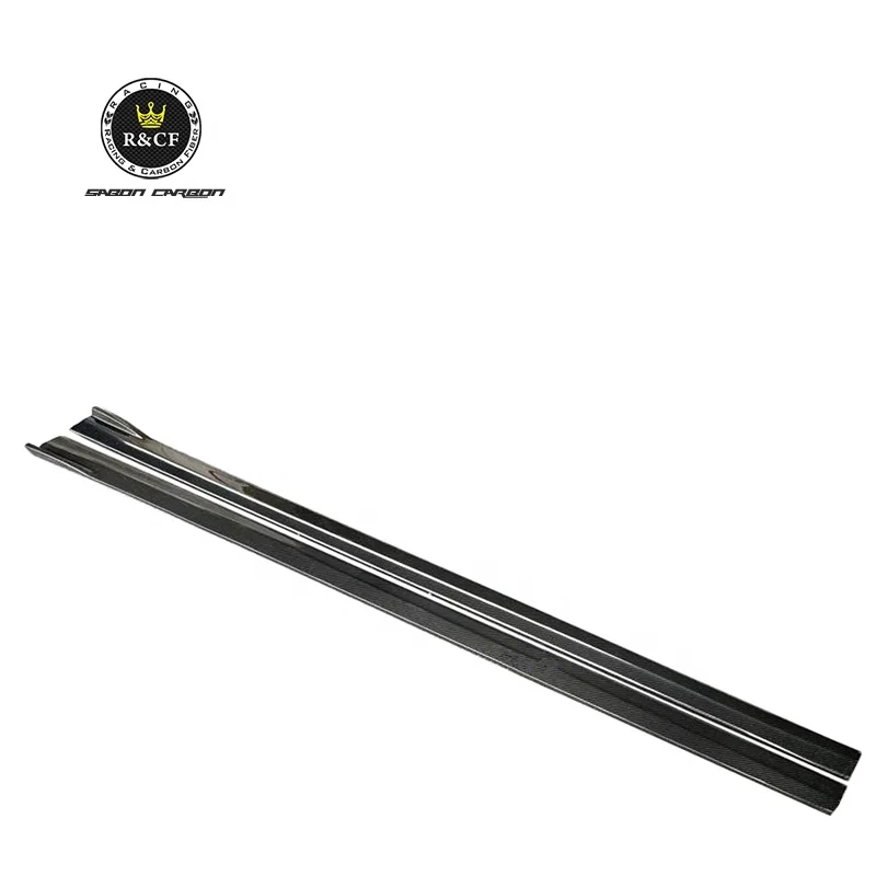 

3DS Style Carbon Fiber Side Skirts Rocker Panels Side Trim Spoiler Car Styling For BMW F87 M2 M2C 16-22