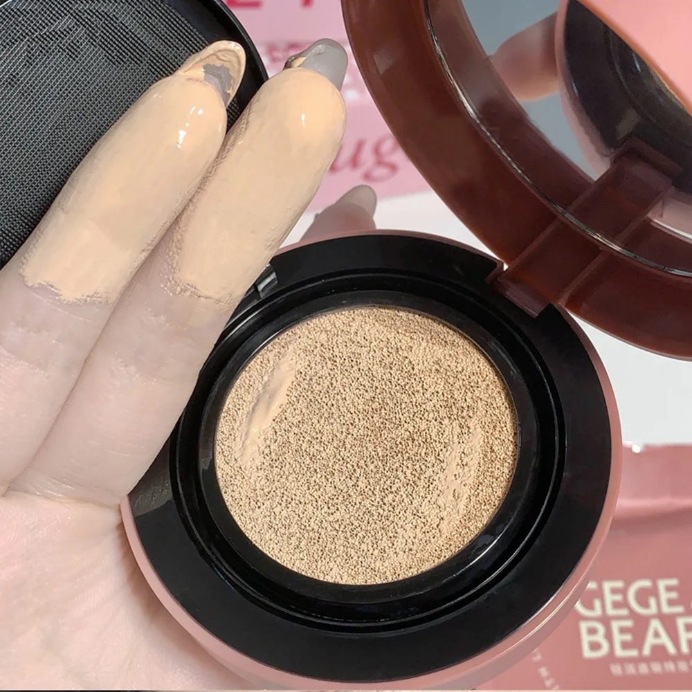 Gege Bear Lightweight Concealing Cushion — Long-Lasting Coverage, Non-Caking Formula, Fine Hydration