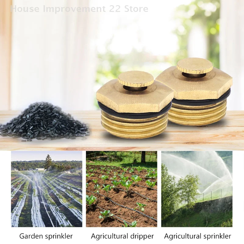 Adjustable Mist Nozzle 360 Degree Adjustable Nozzle Agriculture Efficient Irrigation Simulate Rain Water Conservation