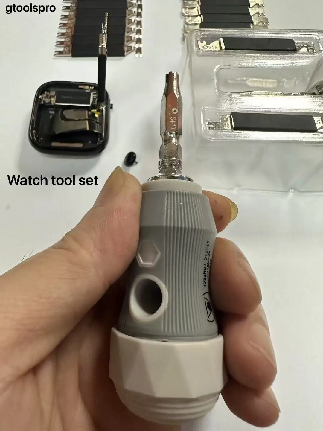 

Инструмент для разборки часов Gtoolspro для S4 S5 S6 S7 S8 S9 S10 Ultra 1/2 SE 42/46/49 мм, инструмент для ремонта короны часов