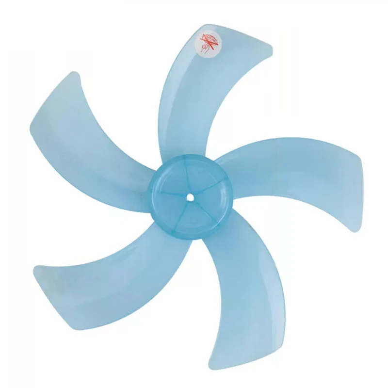 1PC Household Plastic Fan Blade 16in Five Blade With Nut Cover Base Fan Blade Small Leaf Floor Fan Wind Blade Electric Fan Blade