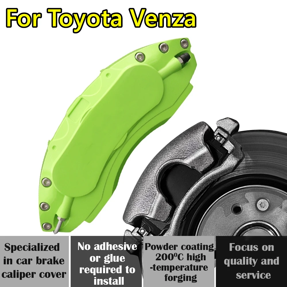 For Toyota VENZA Car Brake Caliper Cover Aluminum Alloy Metal Kit Fit 2.0L 2.5L 2.7L 2013 2022 2023 2024