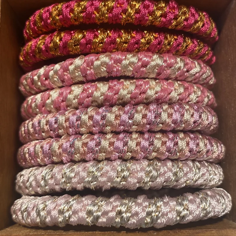 8 قطعة/الوحدة أزياء النساء الملونة الشعر الأربطة المطاطية لسوار الفتيات مرونة الشعر التعادل knekki الشعر حبل knekki هار elastiek