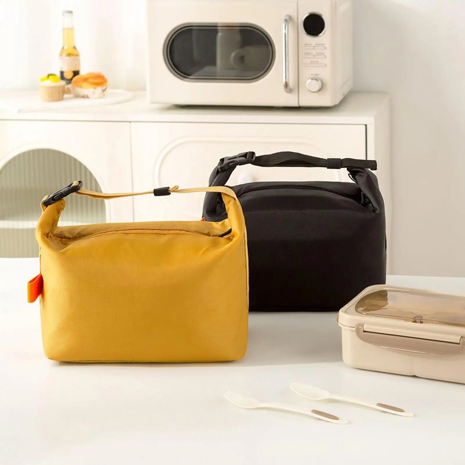 1pcs Lunch Pack Insulated Bento Bag Aluminium Foil Lunchbox Ice Bag Portable Dinner Picnic Food Storage Handbag