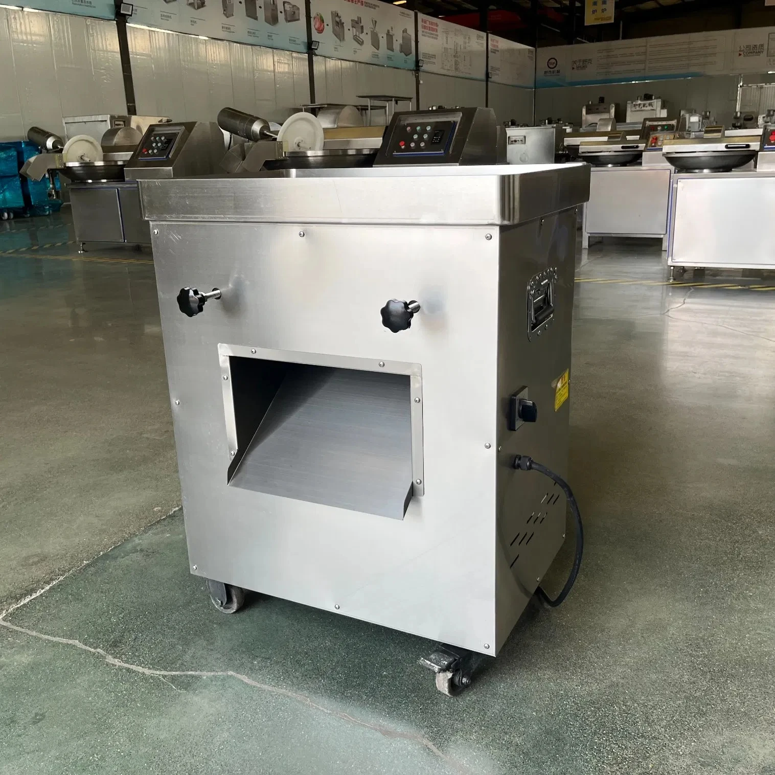 Vertical Food Slicer Machine - High Efficiency and Precision Cutting Meat Processing Machinery Fresh Meat Slicing Shredding