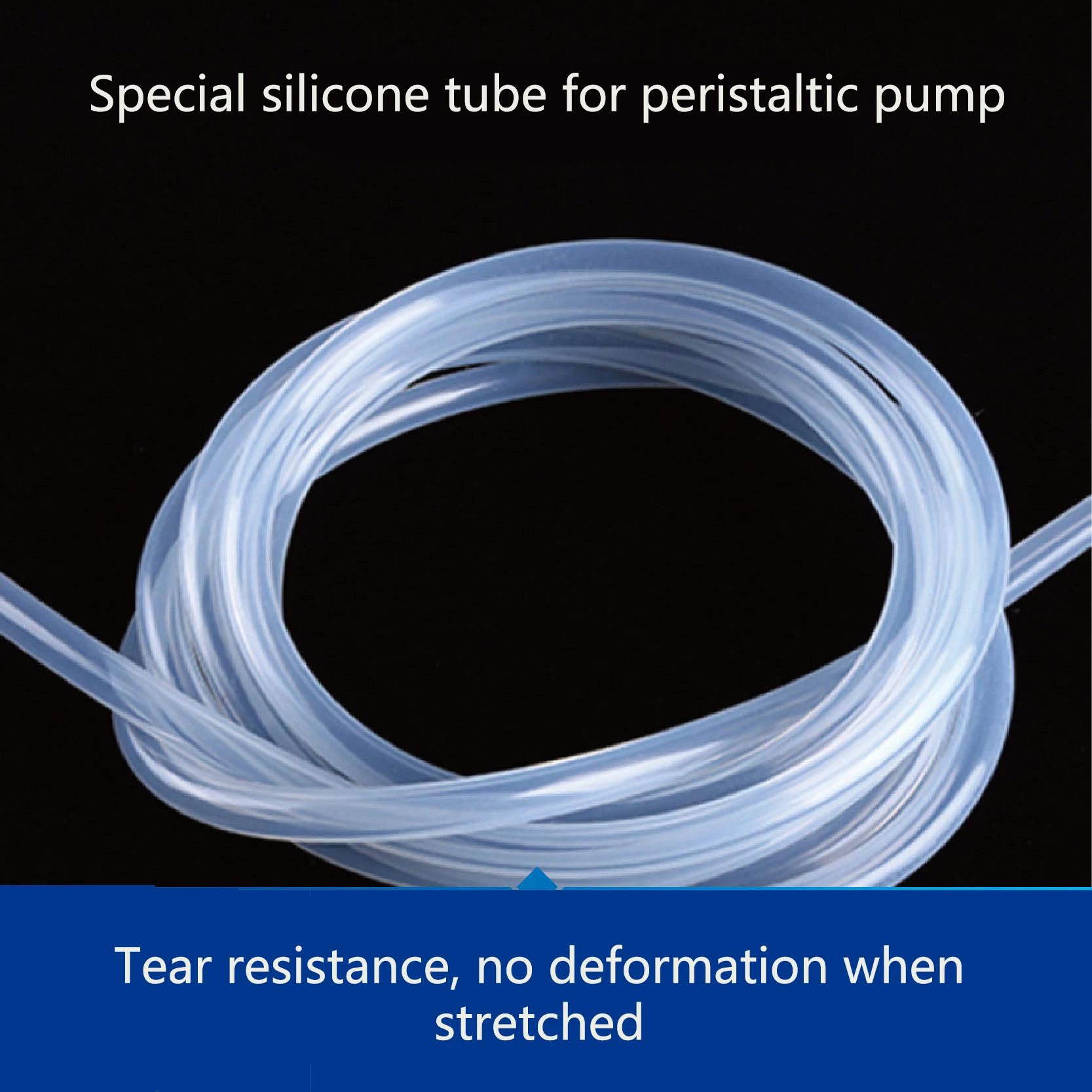 

High Transparency Silicone Tubing for Peristaltic Pump, Flexible Hose, Arbitrary Length Optional