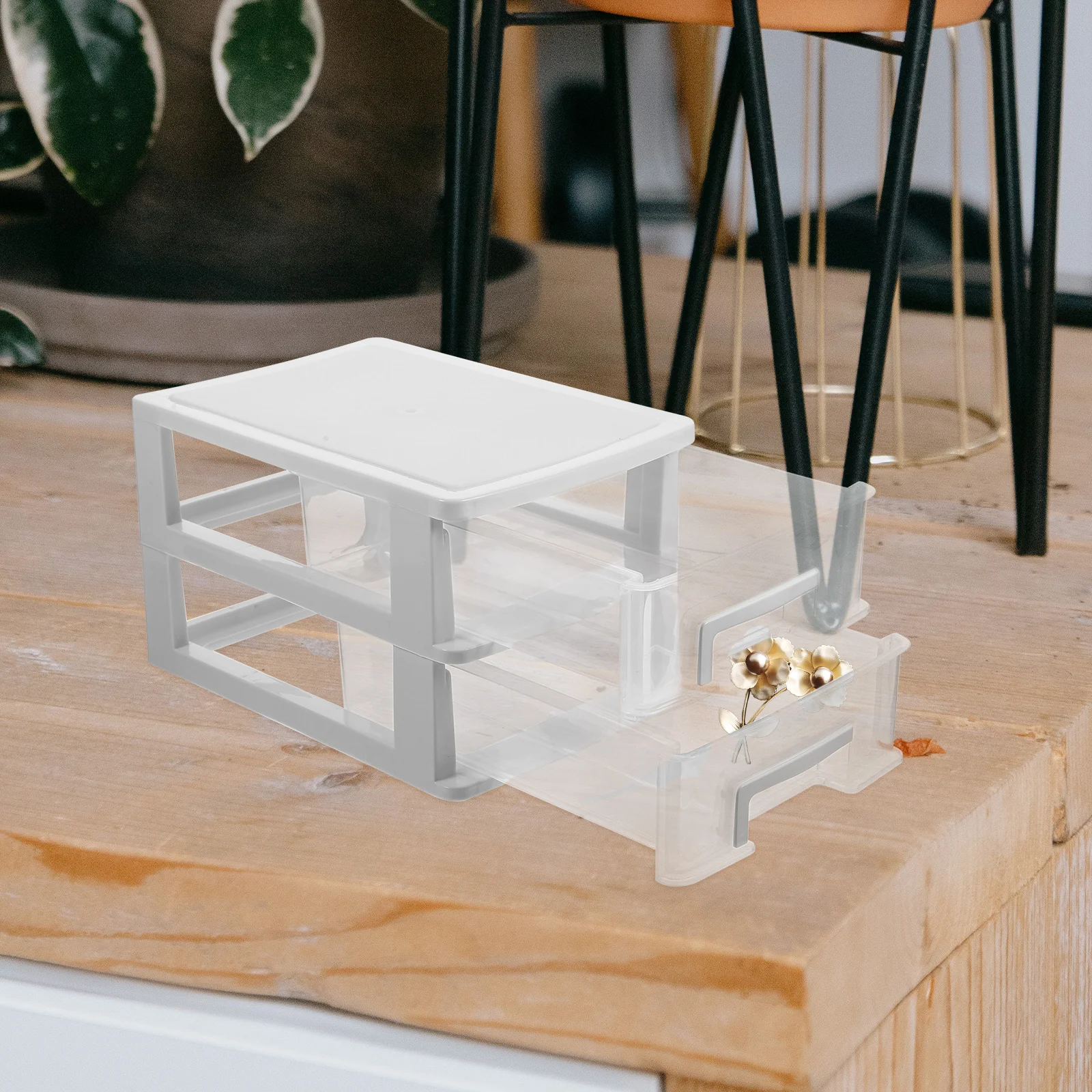 

Drawer Type Storage Box Premium Material Multi Functional Design Jewelry Glasses Cosmetics ganizer Plastic Box Desk Office