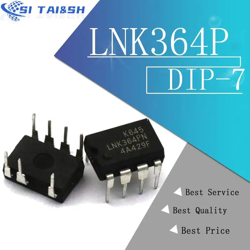 (10pcs) New LNK304 LNK564 LNK305 LNK306 LNK364 LNK626 LNK362 LNK363 LNK500 LNK625 LNK624 LNK616 LNK302 LNK353 LN354 PG=PN DIP-7