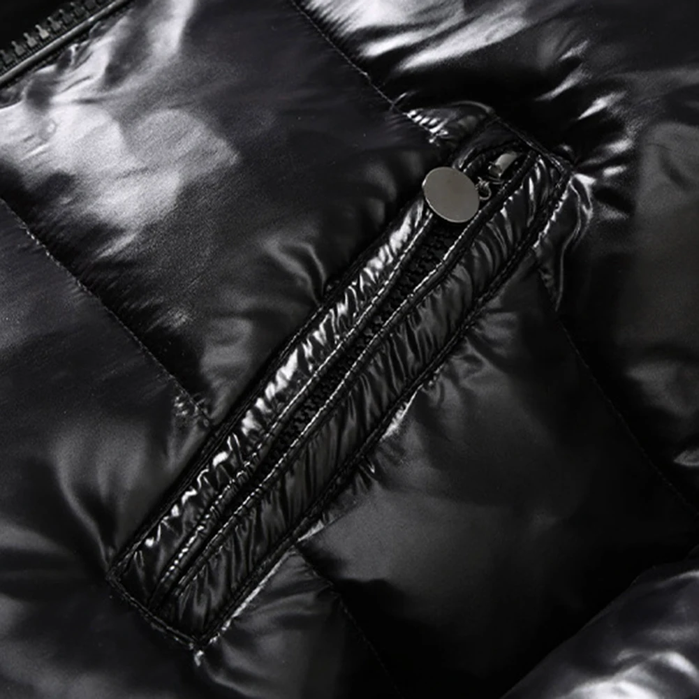 

Lightweight Women Puffer Parka Jacket with Hooded Standup Collar and Long Sleeves Featuring Zipper Closure for Travel