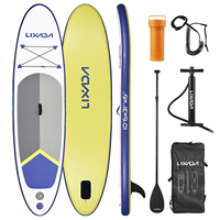 LIXADA Inflatable Paddle Board Stand Up for Adult 6 Inch Thick SUP Paddleboard Water Sport Surf Set with Paddle Pump Backpack