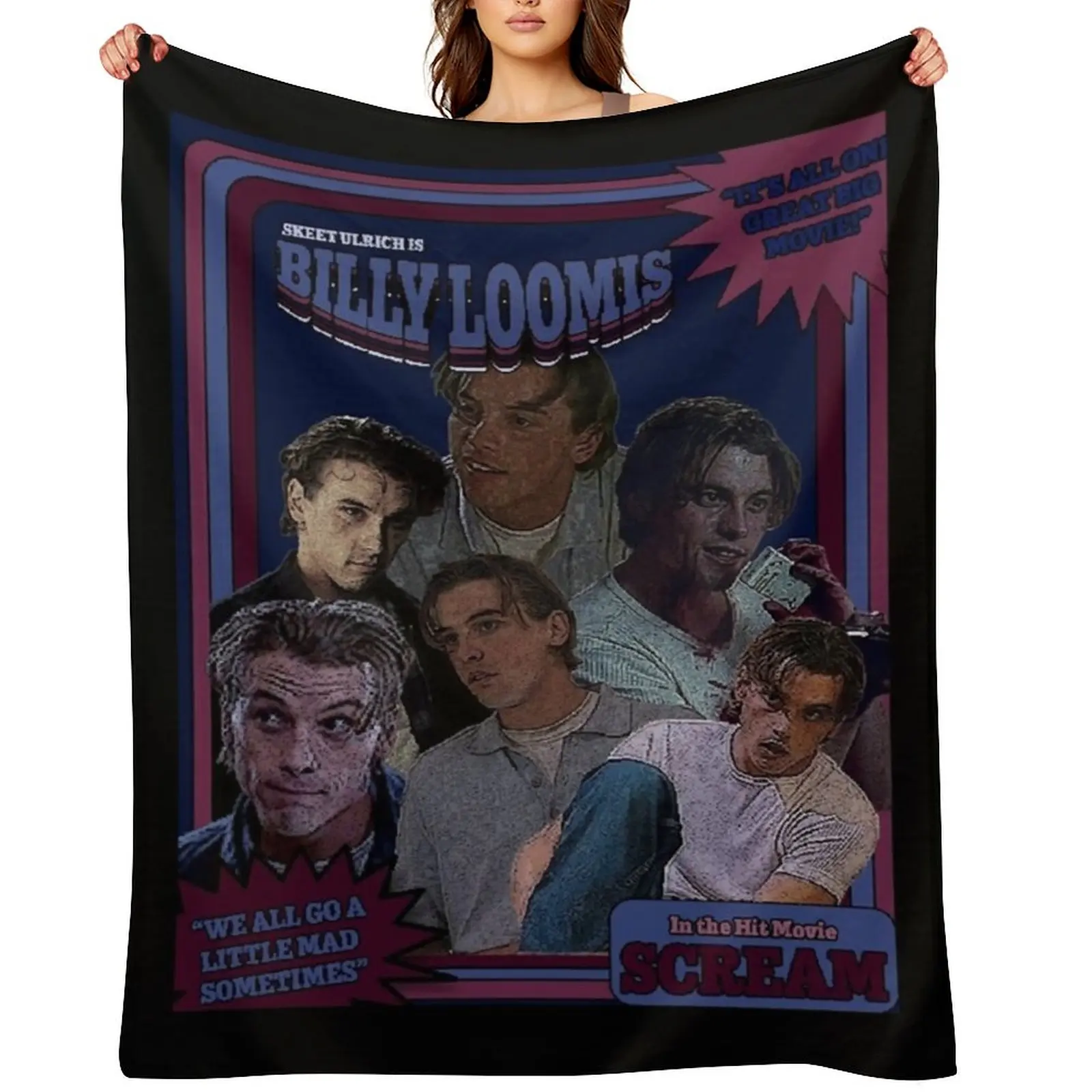 

Billy Loomis Throw Blanket for babies christmas gifts halloween Beautifuls Blankets