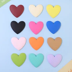 Kawaii Flatback Resin Glitter Heart Scrapbook Cabochon DIY Handmade Hair Bow Decoration Headwea Accessories