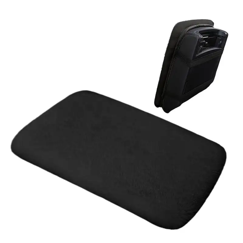 Car Center Console Cushion Pad Soft Mat Cushion For Center Console Plush Center Armrest Box Cover Car Armrest Seat Box Cover