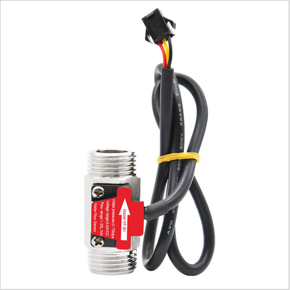 YF-B1 איזוטרול פליז/sus304 חיישן זרימת מים 1-25l/min bp g1/2 