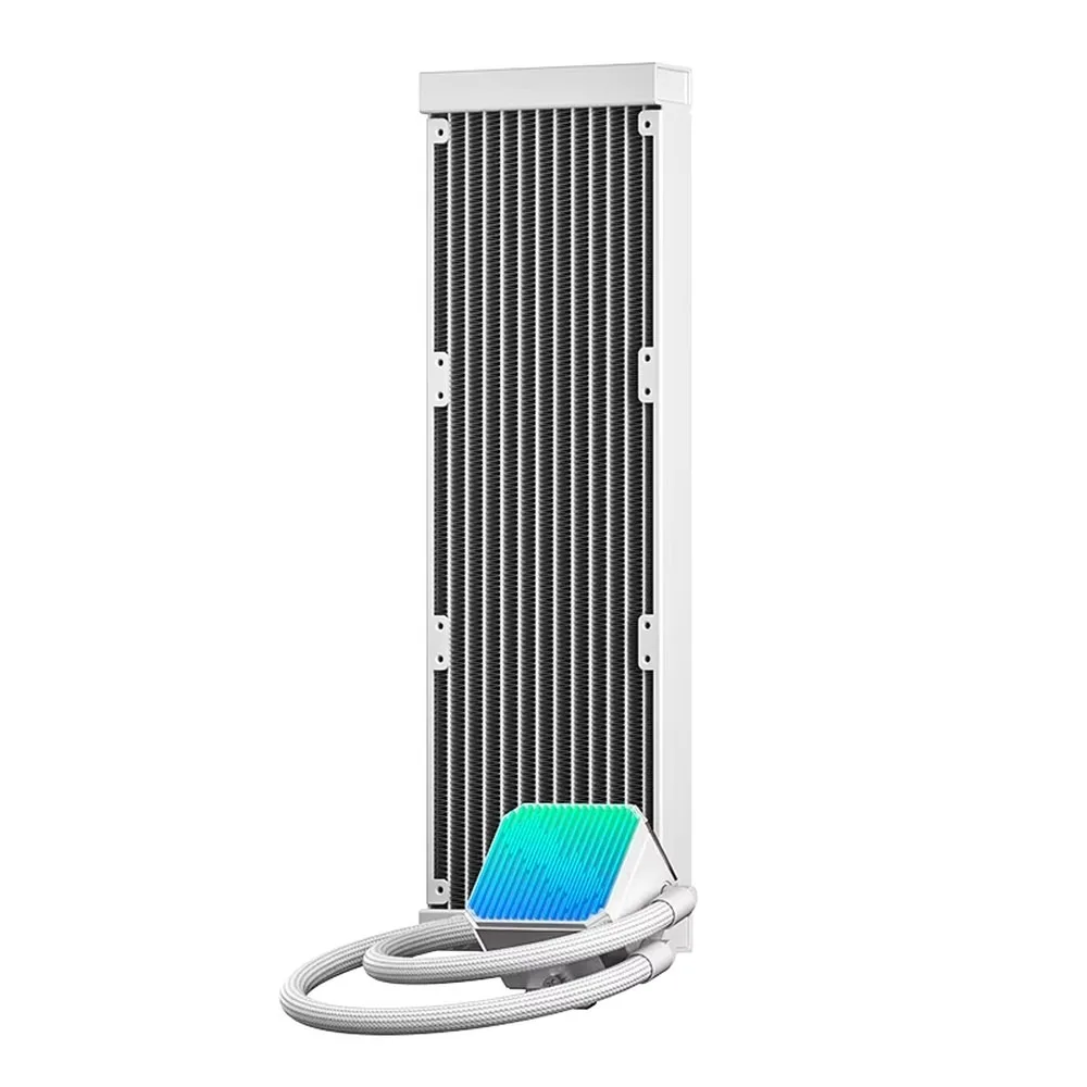 ID-COOLING Snow DX360X White Fanless Edition 5V Water Cooling Radiator High Performance Fluid Bearing 120mm Copper
