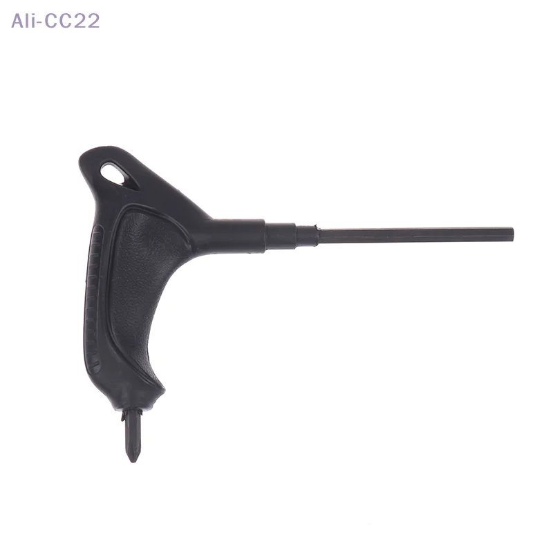 {CC22}  Inline Skates Shoes Toe Stop Spanner 4MM T Handle Wrench Roller Skates Maintenance Repair Tool Portable Screwdriver