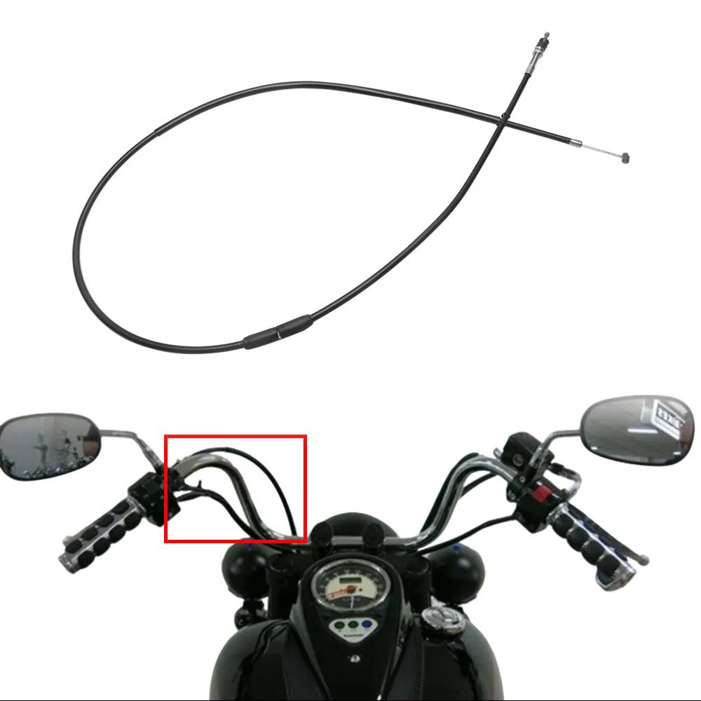 

Стальной трос сцепления черного цвета, произведенный OEM, совместимый с Kawasaki Vulcan 900 VN900 Classic/LT 2006-2018.