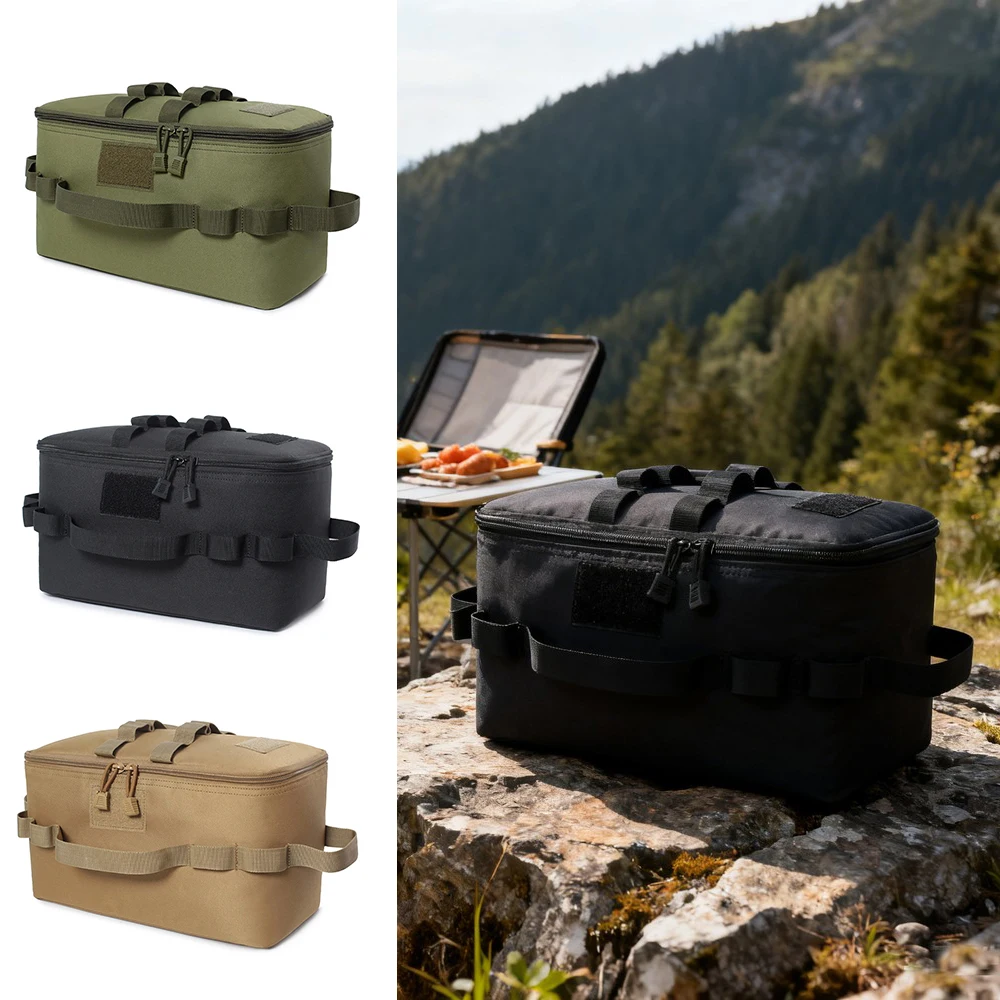 Torba do przechowywania na kempingu, kosz na sprzęt, torba na kuchenkę gazową, torba na kanister, torba na garnki, worek, torba piknikowa, organizer na naczynia kuchenne