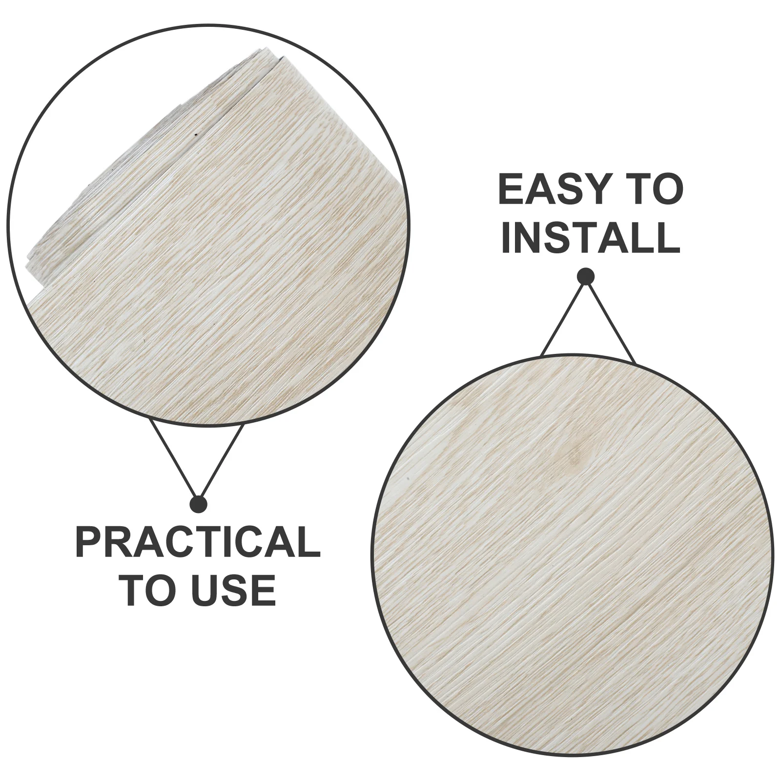 1 Roll Pvc Self-Adhesive Floor Sticker Waterproof Wear-Resistant Peel Stick Flooring Decorative Decal For Kitchen Bedroom Living