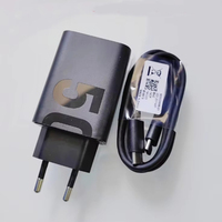 For Motorola Fast Charger Power 50W PD EU Quick Charging Adapter Dual Type C Cable For Moto Razr 50 40 30 Ultra Edge X30 S30 Pro