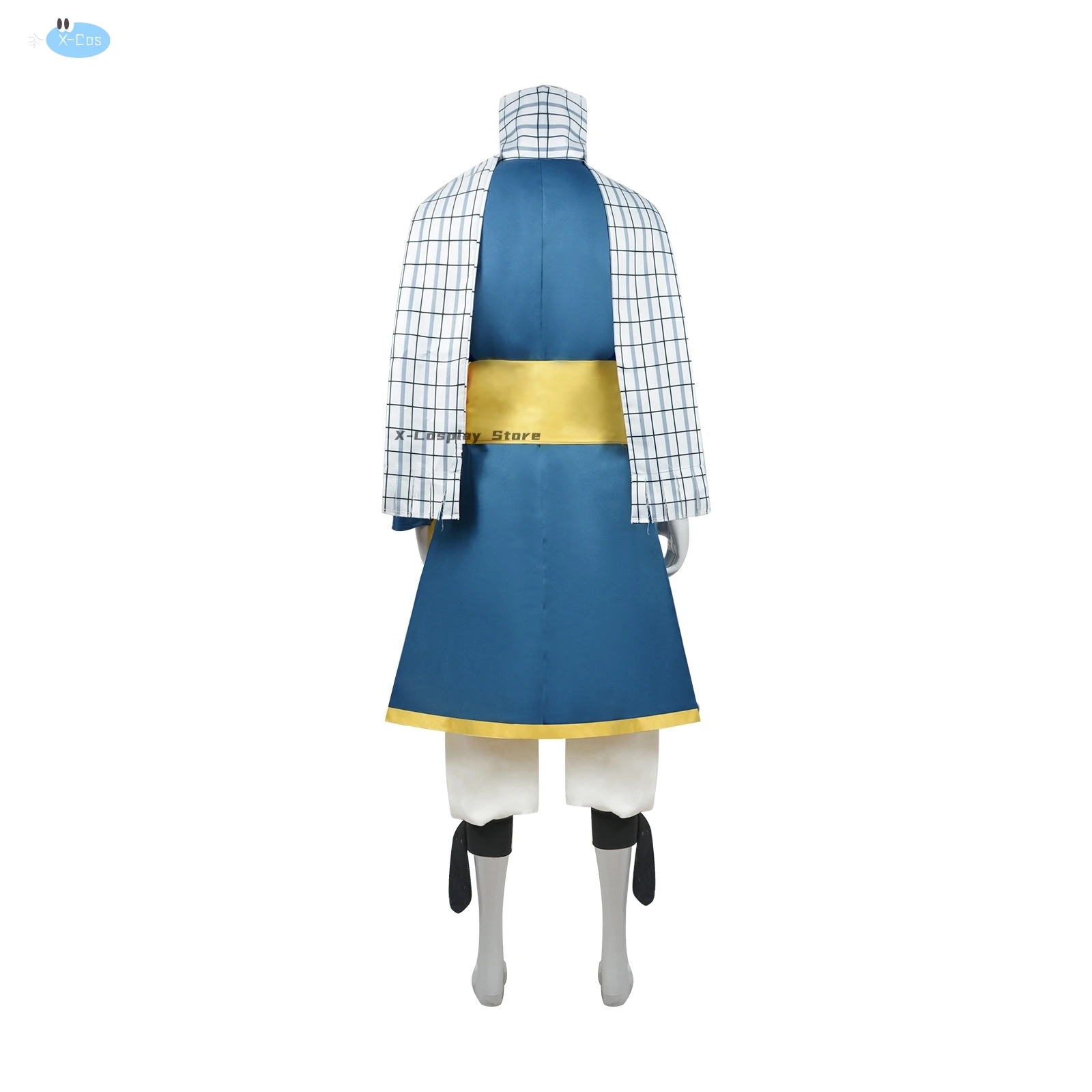 أنيمي ذيل خرافي زي تنكري للرجال ، أثري ناتسو دراغنيل ، رأس أزرق ، بدلة كرنفال الهالوين ، شعر مستعار سنوات البحث