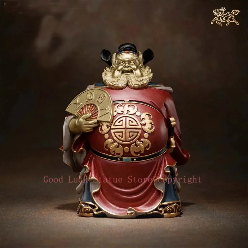 

Asia Taoist Master HOME Store Talisman Mascot TIAN SHI ZHONG KUI Exorcism bring Good luck Bless family bronze carving statue