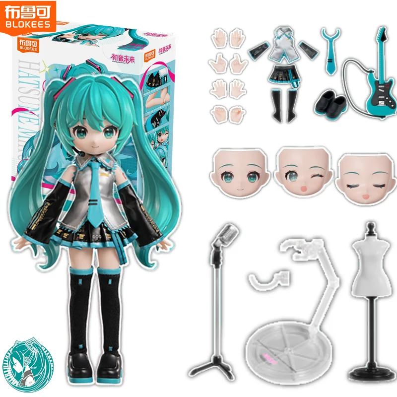 q-version-blokees-hatsune-miku-figurine-d'action-mobilite-commune-anime-assemblage-figurine-jouet-dessin-anime-mignon-poupee-collection-modele-cadeaux