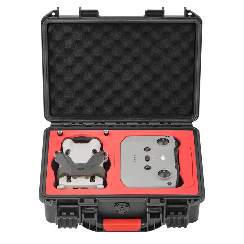 For DJI Mini 3/Mini 4 Pro Storage Box Waterproof Hard Carrying Case Portable Suitcase For DJI RC/RC 2/RC N2 Remote Controller