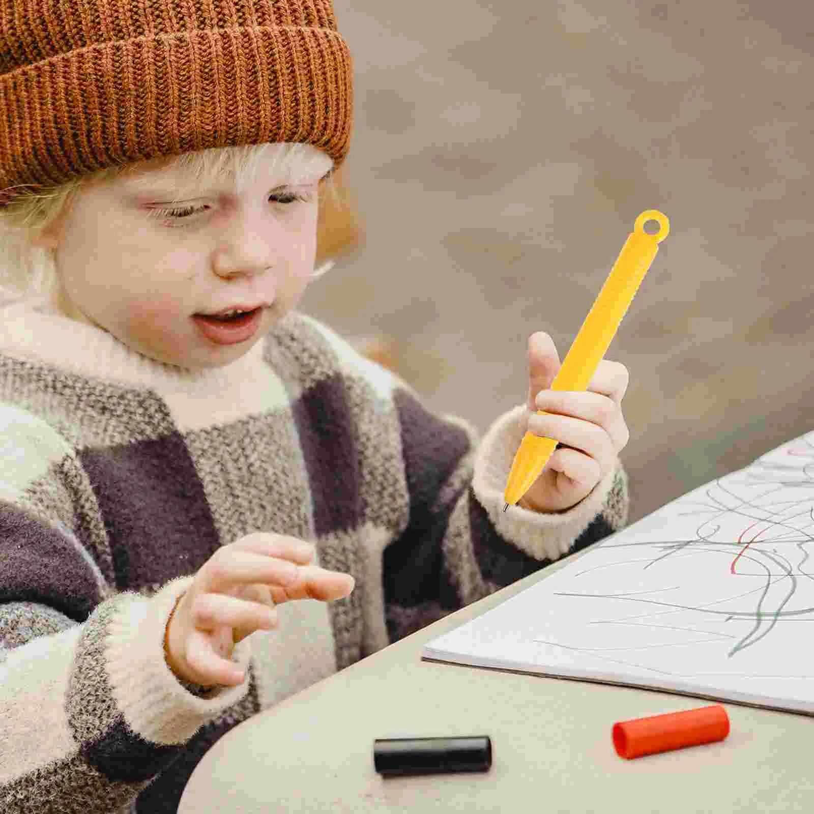 6-delig schrijfbord speciale pen tekening doodle speelgoed brief baby schilderij magnetische lcd-pennen uitwisbaar