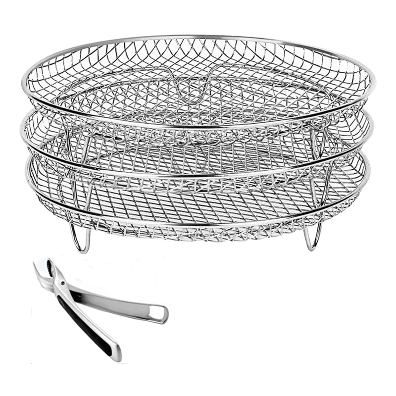 Стеллаж для фритюрницы, три Штабелируемых стойки для Gowise Phillips USA Cozyna ninia airфритюрница