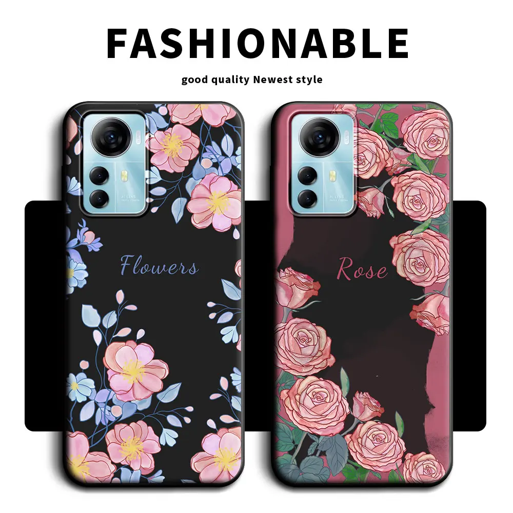 For ZTE Blade V41 Smart Case Soft Silicone TPU Panda Flower Butterfly Couple Boys Girls Phone Case For ZTE V41 Smart Back Cover