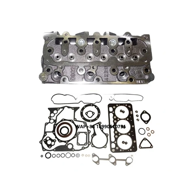 

1G962-03040 1G962-03045 1G962-03042 1G90-03040 Complete Cylinder Head with Full Gasket Kit for Kubota ZD323 D902