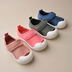 Children Popular Breathable School Walking Shoes Toddlers Good Quality Soft Bottom Mesh Sneakers ED7002