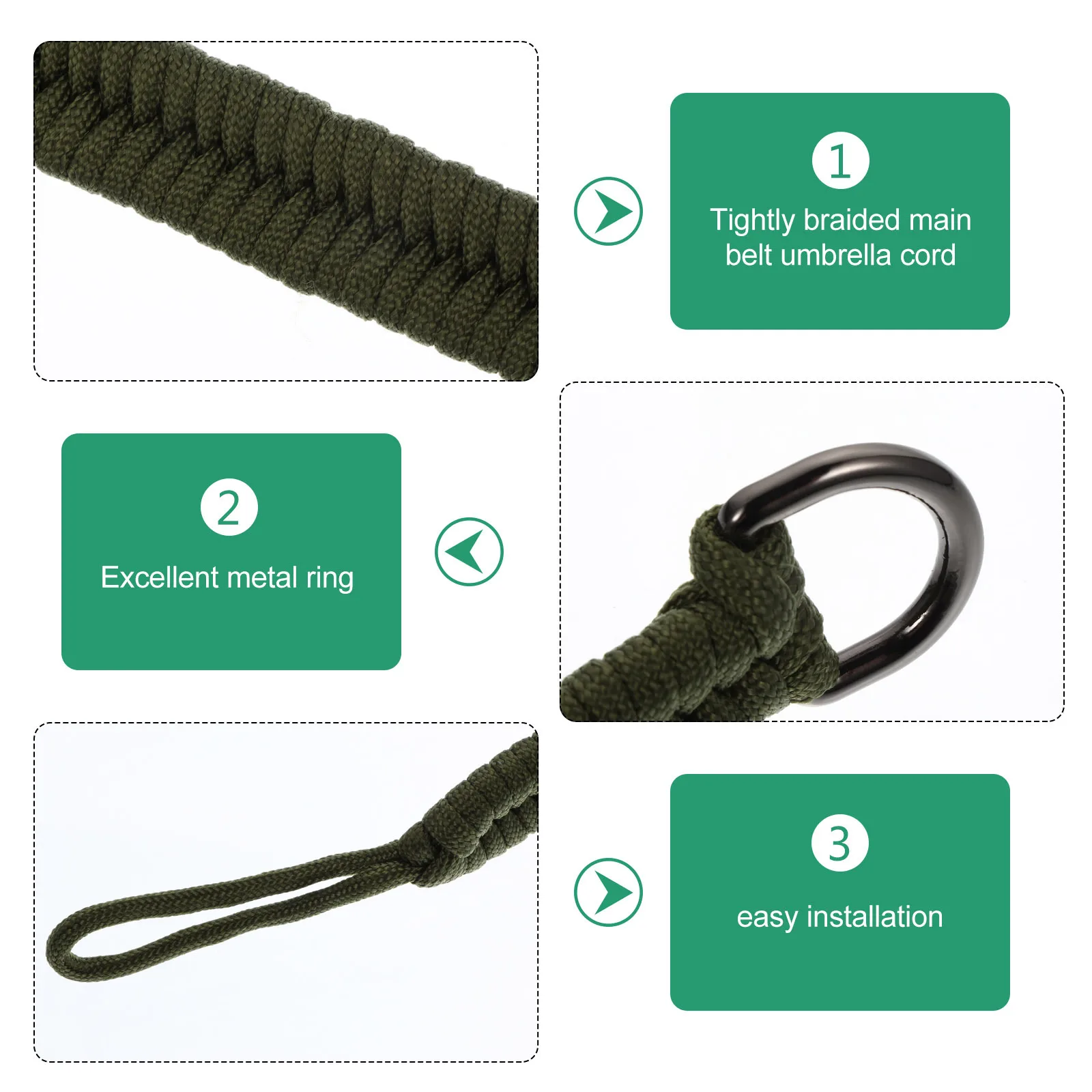 

1pc Hand Strap Nylon Stainless Steel Durable Lightweight For Dslr Digital Camera Photographer Accessory Lanyard Camera